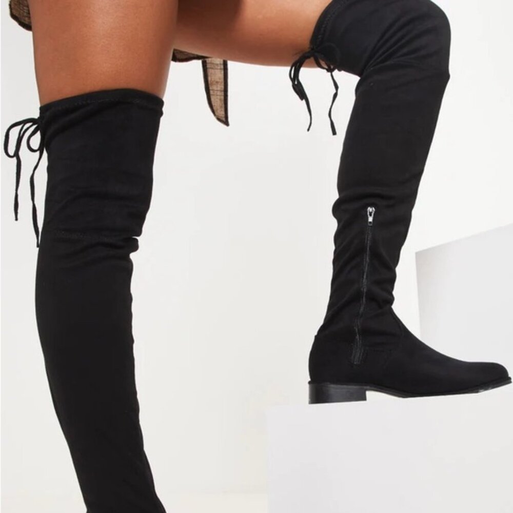Black Over-the-Knee Boots